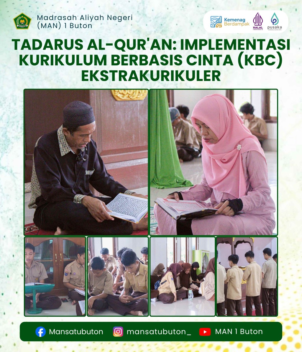 TADARUS AL-QUR'AN: IMPLEMENTASI KURIKULUM BERBASIS CINTA (KBC) EKSTRAKULIKULER 