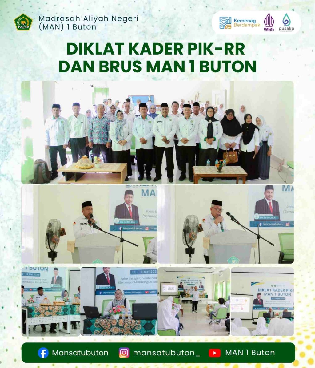 Diklat Kader PIK-RR dan BRUS MAN 1 Buton