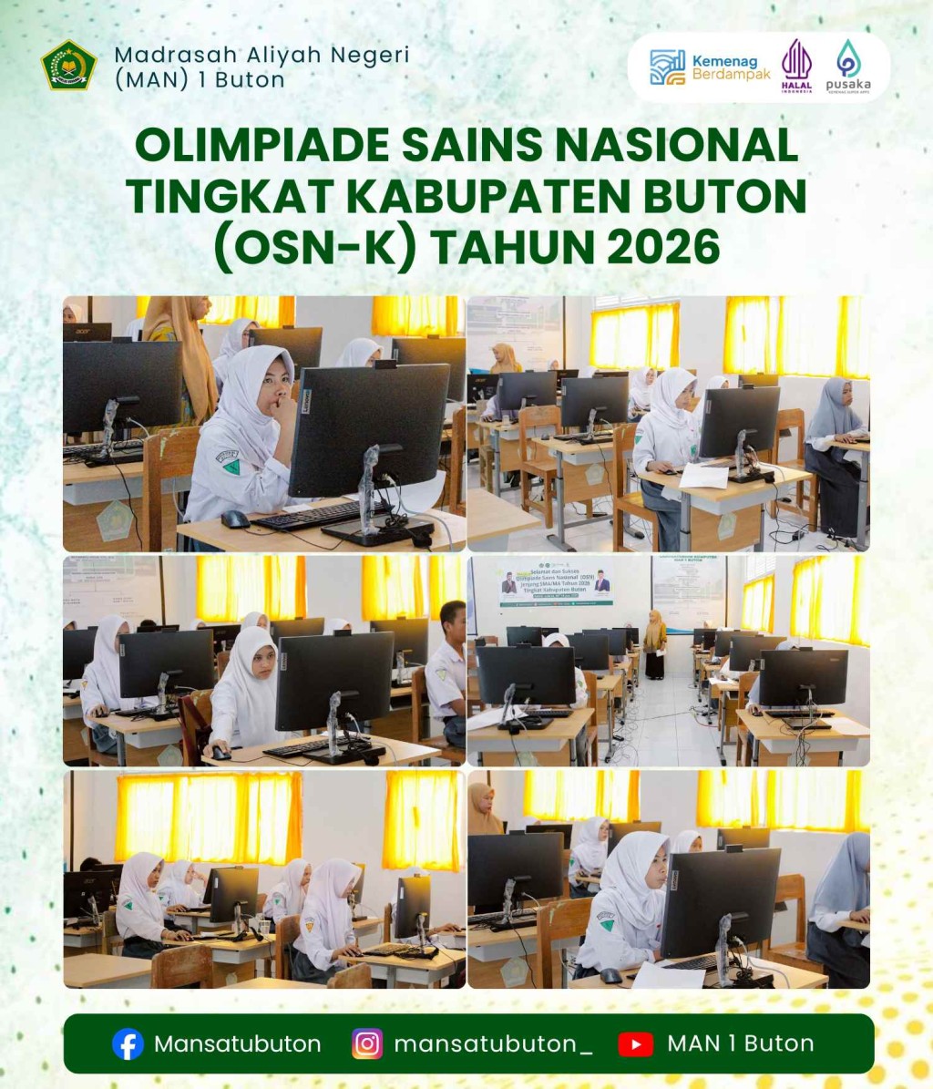 Olimpiade Sains Nasional Tingkat Kabupaten Buton (OSN-K) Tahun 2026